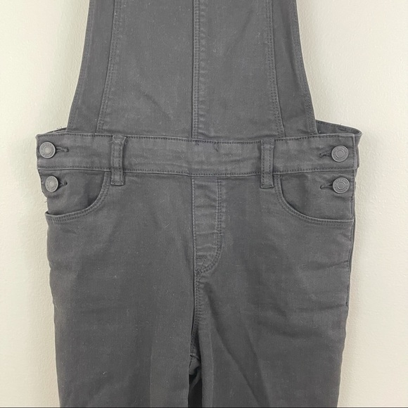 PACSUN Black Overall Jeans Sz 24 - Picture 6 of 14